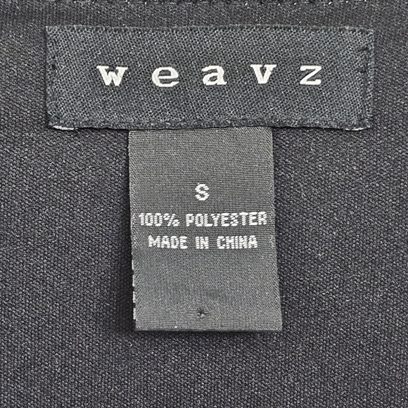 Nwot Weavz Black Mesh/ Creme Soutache Ribbon Embroidered Detail 3/4 Sleeve Dress - Picture 4 of 15